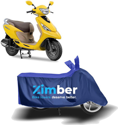 THE REAL ARV Two Wheeler Cover for TVS(Zest, Blue, Blue)
