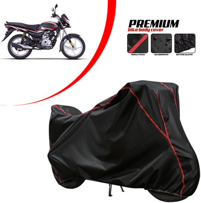 PAGORA Waterproof Two Wheeler Cover for Bajaj(Platina 125, Black)