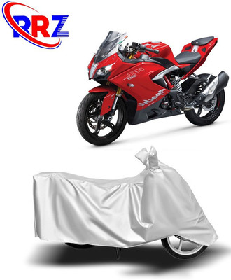 RRZ Waterproof Two Wheeler Cover for TVS(Apache RR 310, White)