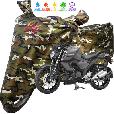 pocket bazar Waterproof Two Wheeler Cover for Yamaha(FZS-FI V3 BS6, Green)