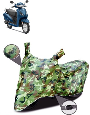 GOSHIV-car and bike accessories Waterproof Two Wheeler Cover for Honda(Activa 6G, Green)