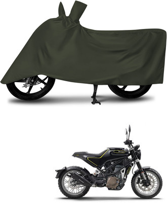 aosis Waterproof Two Wheeler Cover for Husqvarna(Green)