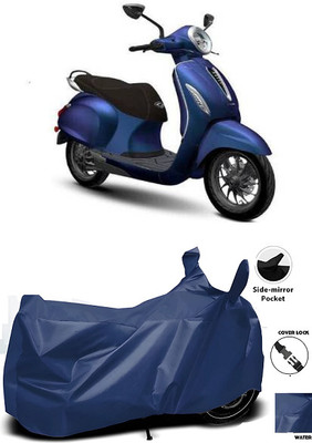 smwzxyu Waterproof Two Wheeler Cover for Universal For Bike(Chetak, Blue)