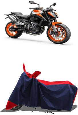 SUGASHRI Waterproof Two Wheeler Cover for KTM(890 Duke, Red, Blue)