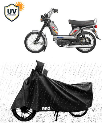 RRZ Waterproof Two Wheeler Cover for TVS(XL 100, Black)