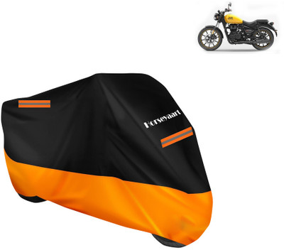 Horseyaart Waterproof Two Wheeler Cover for Royal Enfield(Hunter 350, Orange)