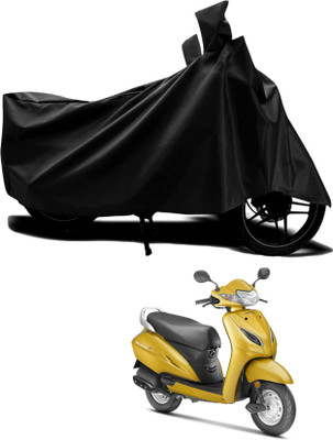 AASHTIK MART Two Wheeler Cover for Honda(Activa 5G, Black)
