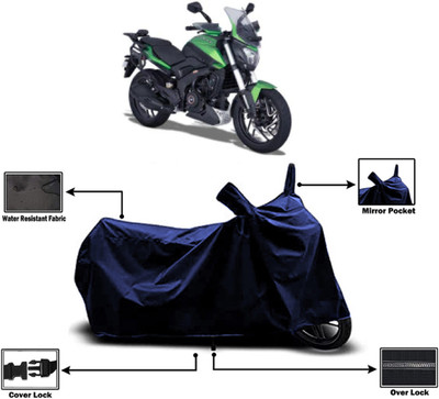 Amexride Two Wheeler Cover for Bajaj(Dominar, Blue)