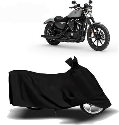 MMSSTAR Waterproof Two Wheeler Cover for Harley Davidson(Iron 883, Black)