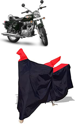 Amexride Two Wheeler Cover for Royal Enfield(Standardv BS6, Black)