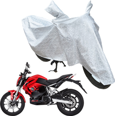 RiderShine Waterproof Two Wheeler Cover for Revolt(RV 400, Silver)
