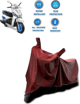 KEDIT Two Wheeler Cover for Mahindra(Gusto 125, Maroon)
