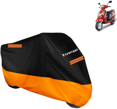 Horseyaart Waterproof Two Wheeler Cover for Mahindra(Duro DZ, Orange)