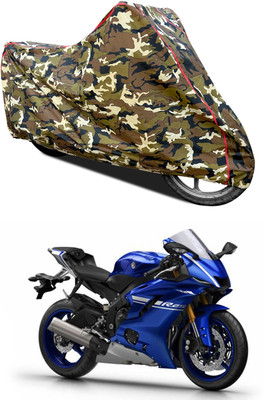 AutoGalaxy Waterproof Two Wheeler Cover for Yamaha(YZF R25, Yellow)