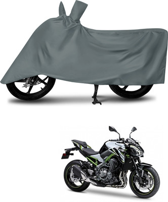 MMSSTAR Waterproof Two Wheeler Cover for Kawasaki(Z900 BS6, Grey)