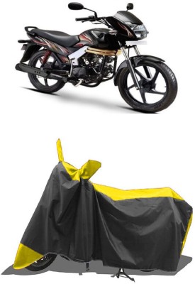 SUGASHRI Waterproof Two Wheeler Cover for Mahindra(Centuro XT, Yellow, Black)