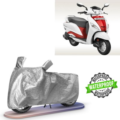 ROYAL AUTO MART Waterproof Two Wheeler Cover for Hero, Universal For Bike(Maestro Edge 125, Silver)