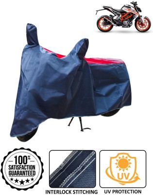 AutoRetail Waterproof Two Wheeler Cover for KTM(Duke 390, Blue, Red)