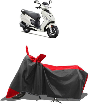 WMIZEXA Waterproof Two Wheeler Cover for Hero(Emerge BS6, Red, Black)