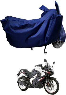 Amexride Two Wheeler Cover for Bajaj(Pulsar RS200 BS6, Blue)
