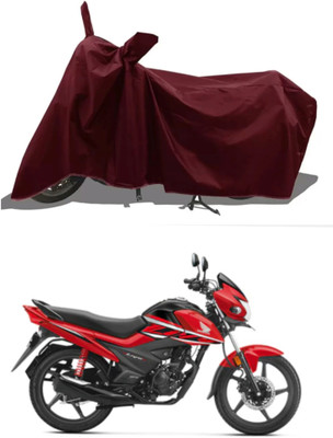 Mdstar Waterproof Two Wheeler Cover for Honda(Livo BS6, Maroon)