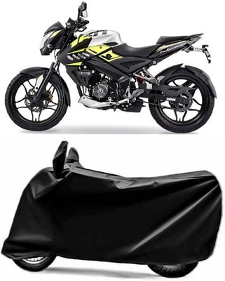 MADAFIYA Two Wheeler Cover for Bajaj(Pulsar NS-160, Black)