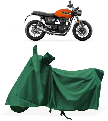 Tricway Two Wheeler Cover for Triumph(Speed Twin, Green)