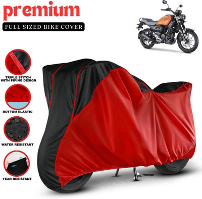 AutoGalaxy Two Wheeler Cover for Yamaha(FZ-X, Red, Black)