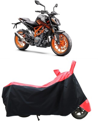 Coxtor Two Wheeler Cover for KTM(250 Duke, Red)