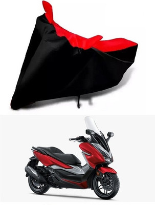 DeepShakshi AUTOMOTIVE Waterproof Two Wheeler Cover for Honda(Forza 300, Black, Red)