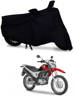 DeepShakshi AUTOMOTIVE Two Wheeler Cover for Honda(NXR 160, Black)
