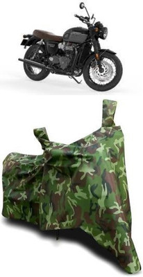 malti Waterproof Two Wheeler Cover for Triumph(Bonneville T120 Black BS6, Multicolor)