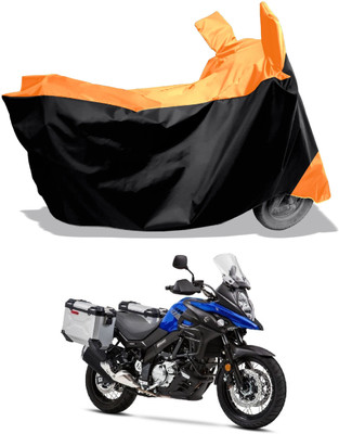 Amexride Two Wheeler Cover for Suzuki(V-Strom 650 XT, Multicolor)