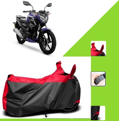 WMIZEXA Two Wheeler Cover for TVS(Raider, Black, Red)