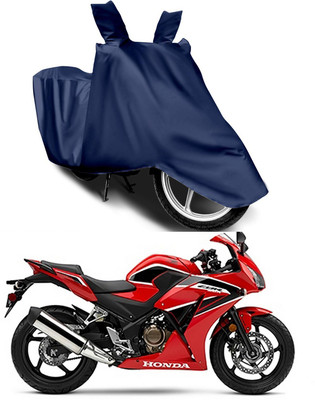 Furious3D Two Wheeler Cover for Honda(CBR300R, Blue)