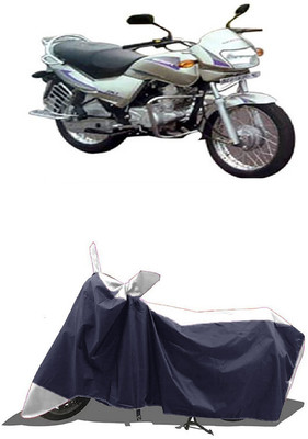 SUGASHRI Waterproof Two Wheeler Cover for LML(Freedom LS, White, Blue)