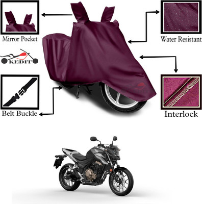 AASHTIK MART Two Wheeler Cover for Honda(CBR 600 RR, Maroon)