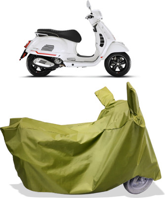 Amexride Two Wheeler Cover for Vespa(GTS Super 125, Maroon)