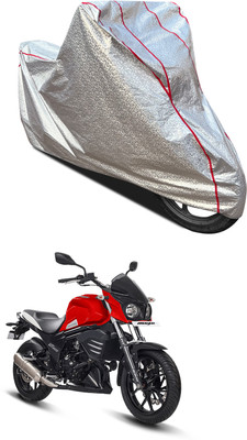 PAGORA Waterproof Two Wheeler Cover for Mahindra(Mojo UT 300, Silver)