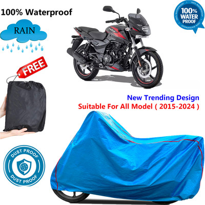 OliverX Waterproof Two Wheeler Cover for Bajaj(Pulsar 150, Blue)