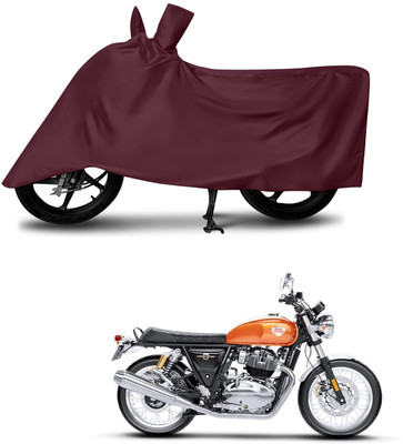 DeepShakshi AUTOMOTIVE Two Wheeler Cover for Royal Enfield(Continental GT 650, Maroon)
