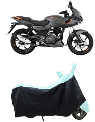 Coxtor Waterproof Two Wheeler Cover for Bajaj(Pulsar 180F BS6, White)