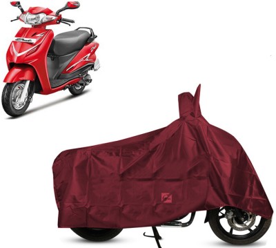 EGAL Waterproof Two Wheeler Cover for Hero(Duet VX 110CC BS6, Maroon)