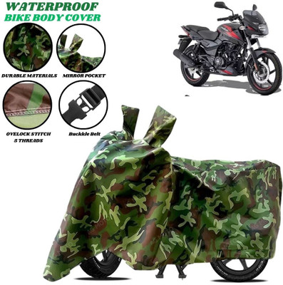 SRP PRODUCT Waterproof Two Wheeler Cover for Bajaj(Pulsar 220F, Green)