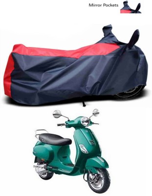 AutoTiger Two Wheeler Cover for Piaggio(Vespa VXL, Blue, Red)