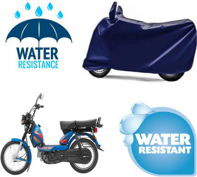 Mdstar Waterproof Two Wheeler Cover for TVS(XL 100 Heavy Duty, Blue)