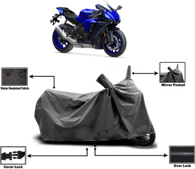 Amexride Two Wheeler Cover for Yamaha(YZF-R1, Grey)