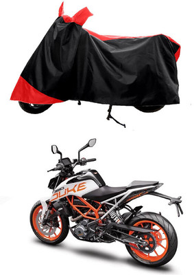 GROFATIK Two Wheeler Cover for KTM(Duke 390 ABS, Red)