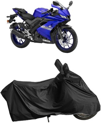 DIGGU Two Wheeler Cover for Yamaha(YZF R15 V3 BS6, Black)