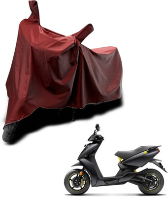 KEDIT Two Wheeler Cover for Ather(450, Maroon)